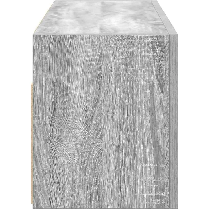 Bad-Wandschrank Grau Sonoma 80 x 25 x 30 cm Holzwerkstoff – Bild 6