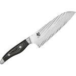 Kai Messer Shun Nagare Santoku, Kochmesser, Messer, Küchenmesser, Santokumesser, 18 cm, Damaszener Stahl, NDC-0702