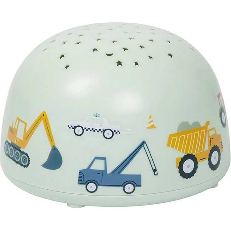 Little Lovely – Fahrzeugprojektor-Licht – kabellose Nachtlampe – LED – Altrosa – 30 Minuten Timer-Funktion – umweltfreundlich – BPA-frei – für Babys und Kleinkinder – PLCAMI17