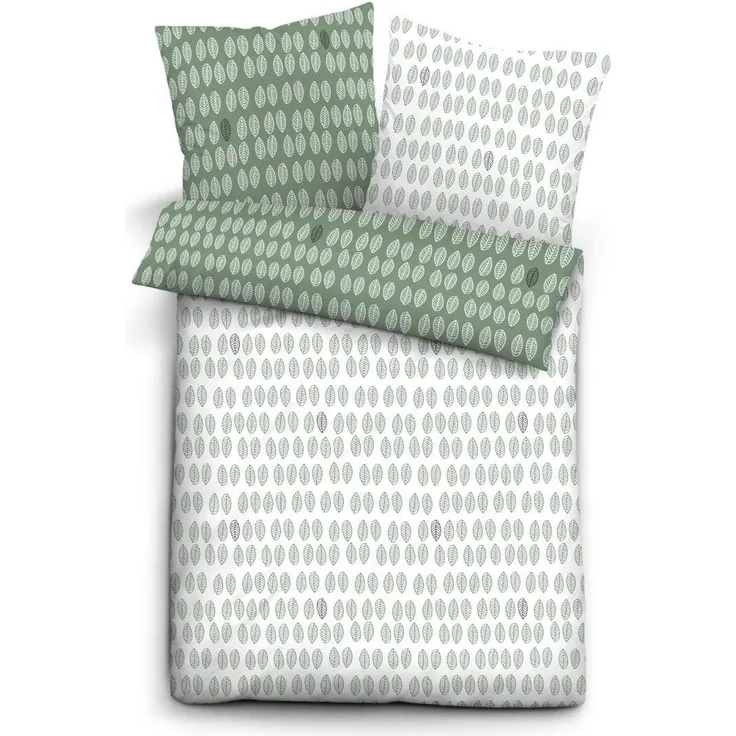Biberna GOTS Mako Satin Bettwäsche 656720-429 Größe 135x200/80x80 cm