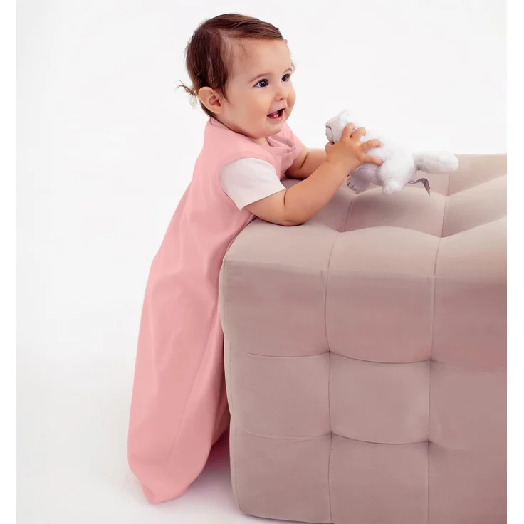 Baby-Schlafsack, 1,0 Tog, Bio-Baumwolle, tragbare Decke mit Zwei-Wege-Reißverschluss, Wickelübergang, Baby-Schlafsack, Ganzjahresschlafsack für Neugeborene, Kleinkinder, Jungen, Mädchen, 2er-Pack, 0–6 – Bild 5