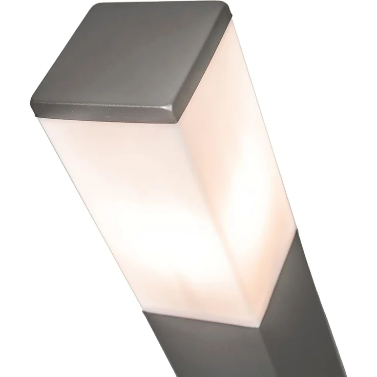 Qazqa Außen-Stehlampe Malios, ohne Leuchtmittel, E27, Weiß, Modern, Kunststoff, 1-flammig – Bild 6