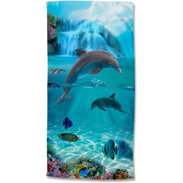 Good Morning Mikrofaser Strandtuch Liegetuch 75 X 150 cm Will blau – Bild 4