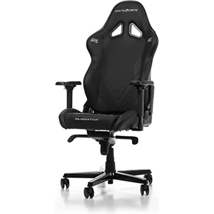 DXRacer (das Orginal) Gladiator G001 Gaming Stuhl, Kunstleder, Schwarz, 200 cm