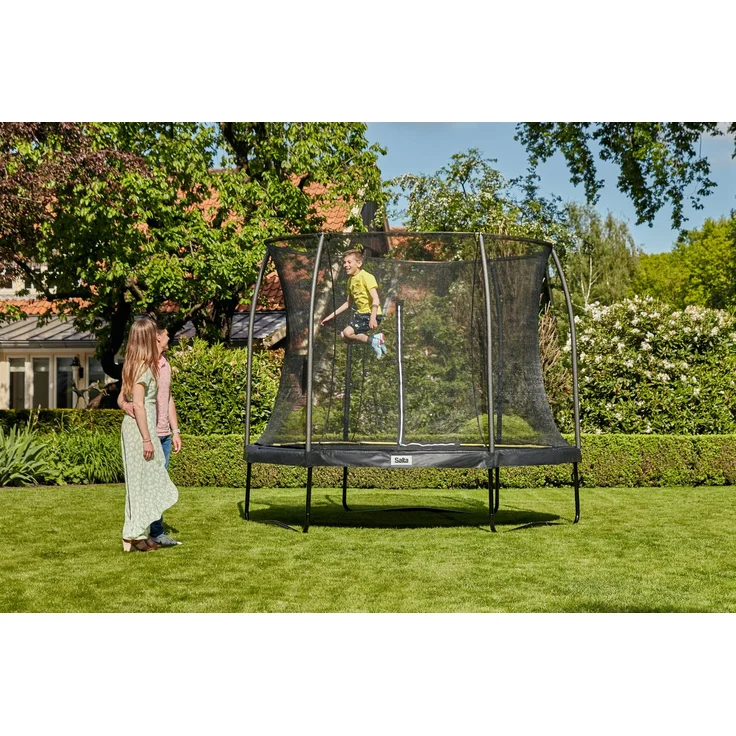 Salta 'Comfort Edition' Trampolin mit Sicherheitsnetz, Schwarz, Ø 396 cm – Bild 6