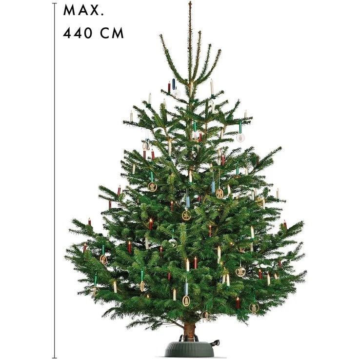 Krinner X-440 Deluxe Christbaumständer, bis 440 cm Baumhöhe, Stamm max Ø 17 cm – Bild 2