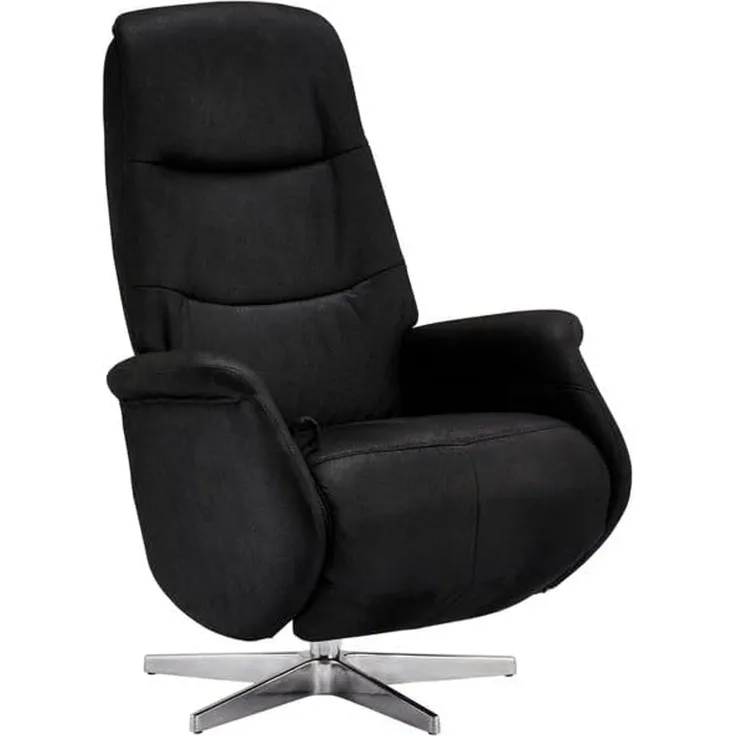 Delta Manueller Relaxsessel - Stoffbezug Schwarz