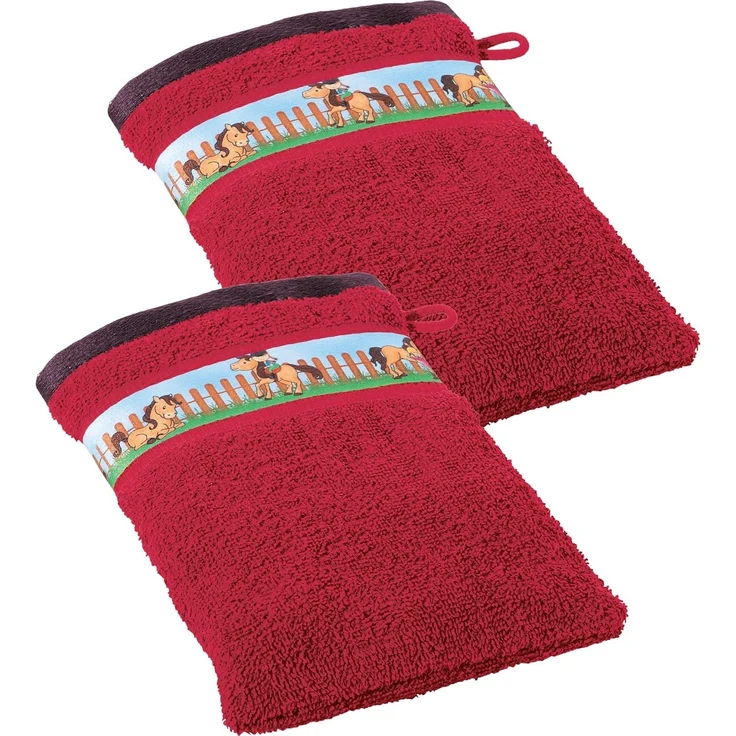 Erwin Müller Handtücher Kinder-Frottier-Set 3-tlg. (1 HT + 2 WH), (3-St), Walk-Frottier Uni – Bild 5