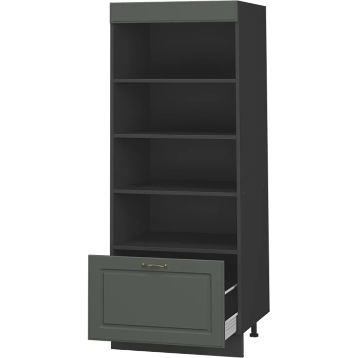 Küchenregal Fame-Line Grün-Gold Landhaus/Anthrazit 60 cm Vicco – Bild 6