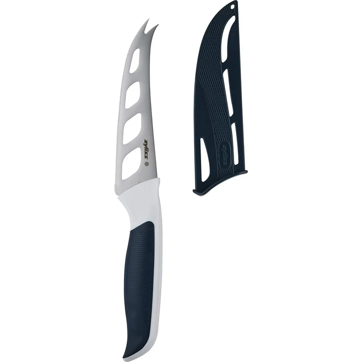Zyliss E920219 Comfort Käsemesser, Japanischer Edelstahl, Dunkelgrauer/weißer Griff, Ideal für Käseplatten, Spülmaschinenfest, 5 Jahre Garantie – Bild 1