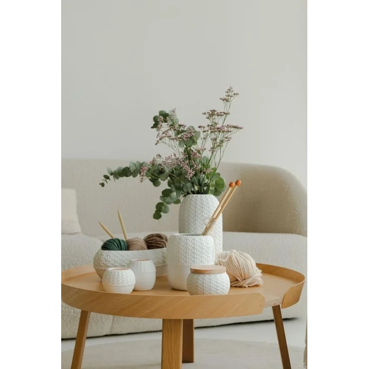 Räder Strick Vase groß Ø 13,5 cm H 26 cm – Bild 2