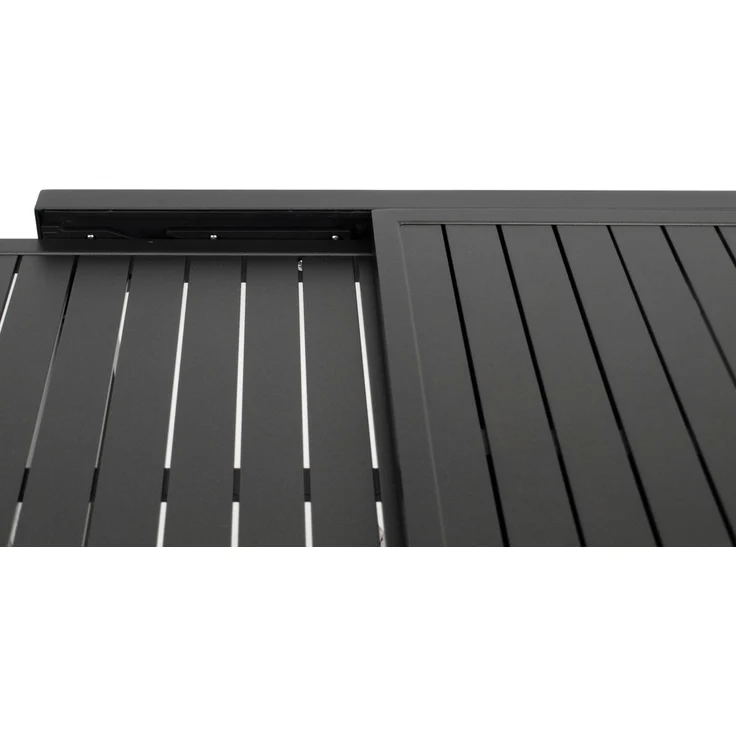 DEGAMO ALCUDIA Balkon-Ausziehtisch, Aluminium, anthrazit, 70/140x70cm – Bild 4