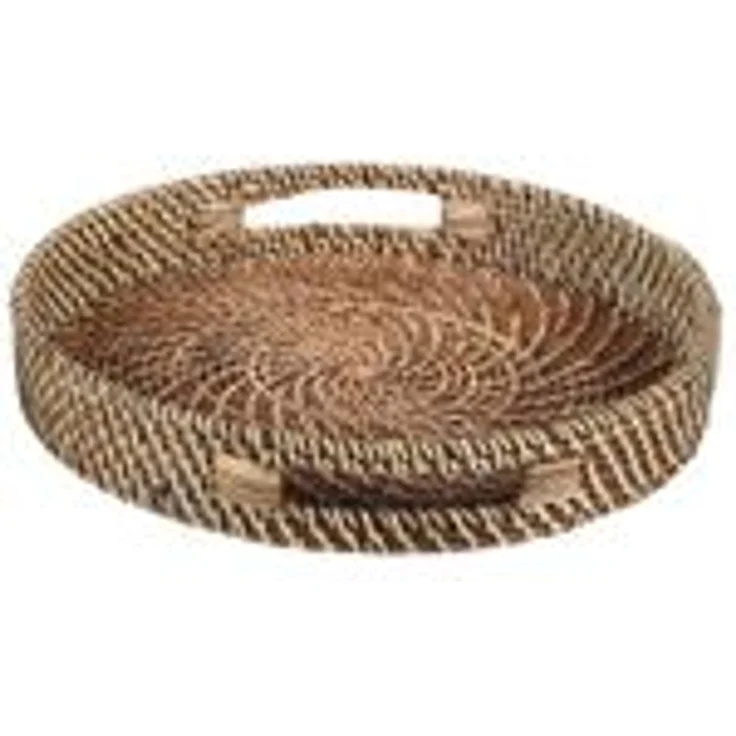Rattan Tablett Bea rund M – Bild 5
