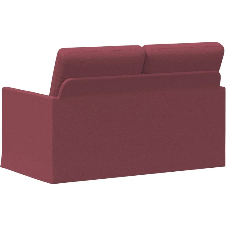 vidaXL 2-Sitzer Sofa Weinrot 130 x 81 x 82 cm Stoff 42041043 – Bild 5
