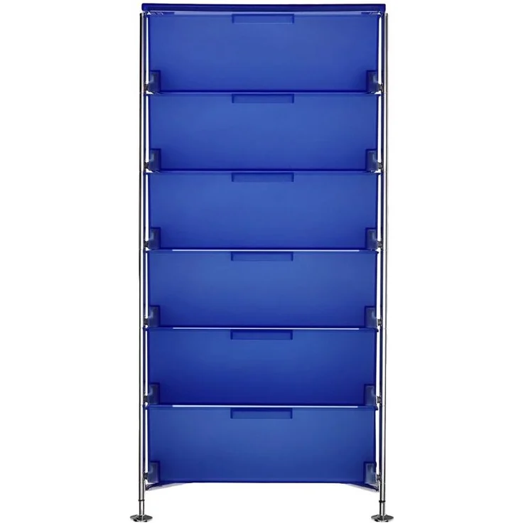 Kartell Mobil Aufbewahrungsschrank Stahl/Verchromt – Bild 1