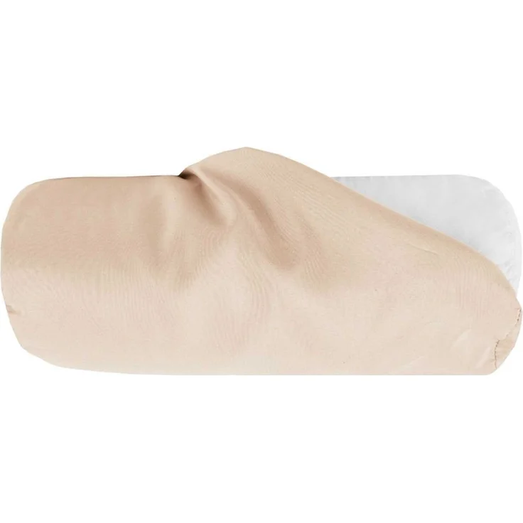 Bestlivings Bezug für Nackenrolle 10x25cm ( BxL ) Bezug in Sandgrau, in vielen Farben – Bild 5