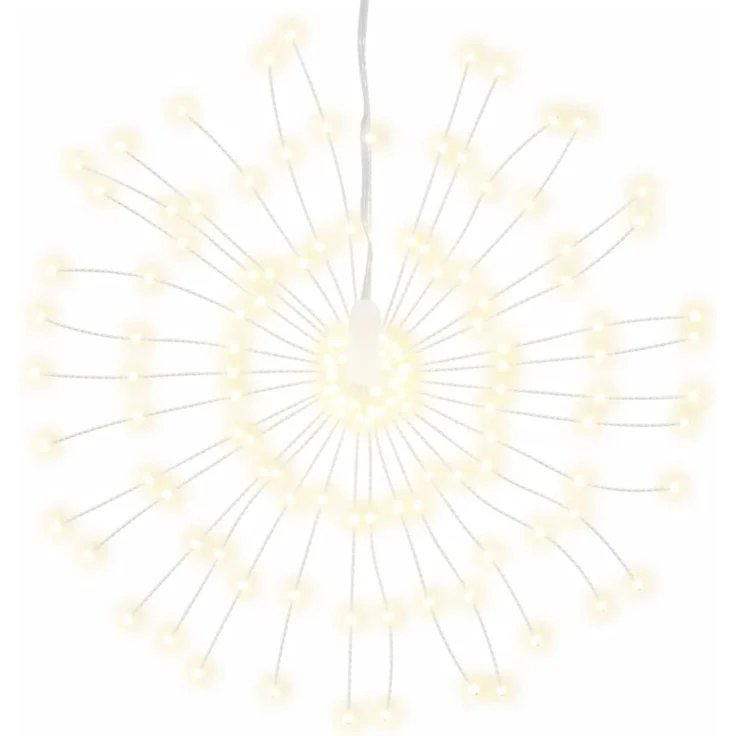 vidaXL Feuerwerkslicht Weihnachtsdeko Warmweiß 20 cm 140 LEDs 328596 – Bild 6