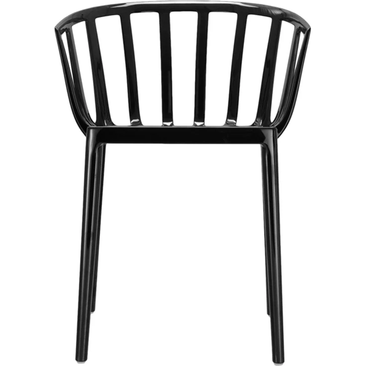 Kartell Venice Sthul, Glänzend Schwarz, Set of 2 – Bild 2