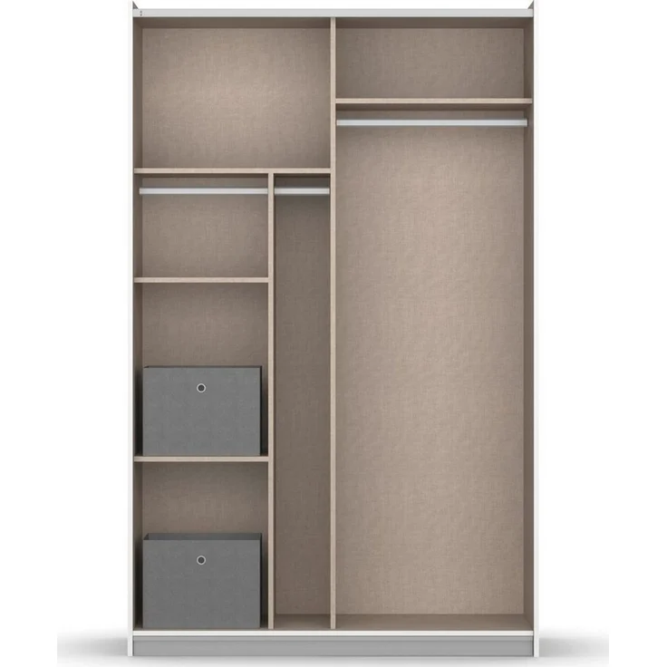 rauch Schwebetürenschrank Kleiderschrank Schrank Garderobe REFLECT inkl. praktischer Innenausstattung mit 2 Stoffboxen MADE IN GERMANY – Bild 3