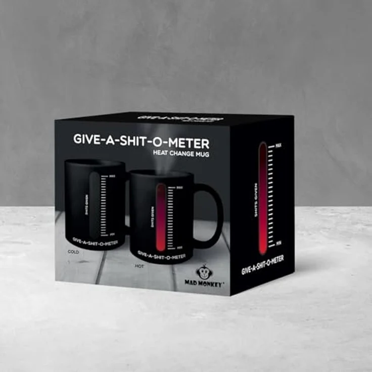 Mad Monkey - Tasse Give a Shit - mit Farbwechsel (2000126) – Bild 7