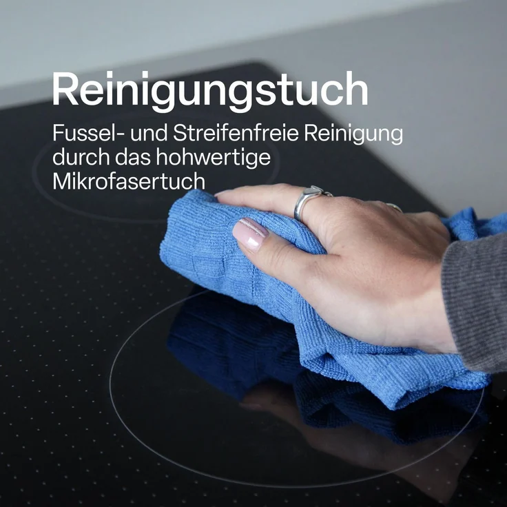Premium Mikrofasertuch 300g/m² - Microsensation - 65x45cm ( Hellgrau / 2er Pack ) Reinigungstücher Geschirrtücher - super saugfähige Küchentücher – Bild 4