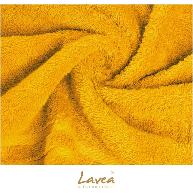 Lavea Badematte Elena, Höhe 3 mm, 2 Stück, Höhe 3 mm, 50x80cm, strapazierfähiger Badvorleger, beidseitig nutzbar, Baumwolle, rechteckig, pflegeleichte & saugstarker Duschvorleger, Fußbodenheizungen geeignet – Bild 3
