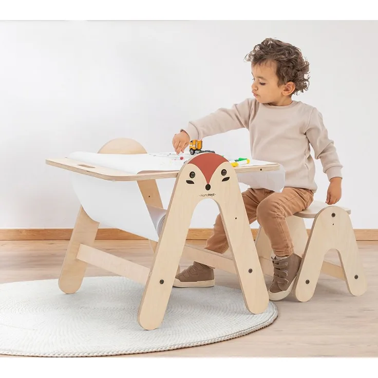 MamaToyz Holz Kindertisch & Maltisch Fuchs |