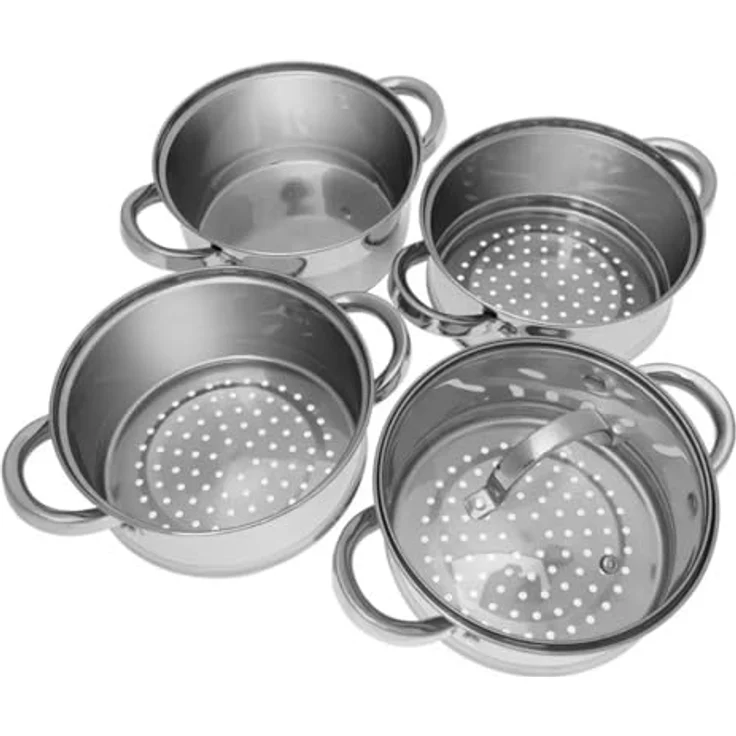 Klausberg Klausberg Dampfgartöpfe 18cm 5 Stück KB7137 – Bild 5
