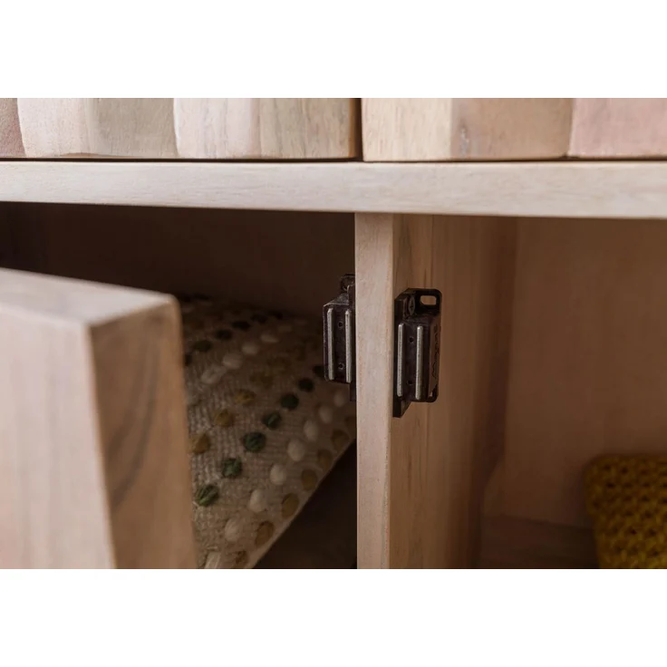 Regal Akazie 115x42x185 weiß lackiert MOSAYK #204 – Bild 7