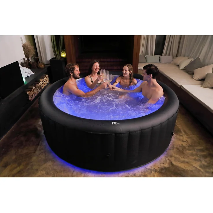 MSpa Whirlpool aufblasbar 2024 AURORA Farbwechsel LED Outdoor Pool XXL 6 Personen – Bild 2