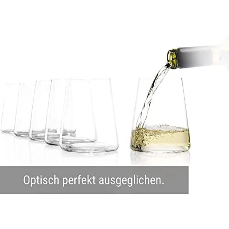 Stölzle Weinglas Stölzle Lausitz Power Becher Set 12tlg. Weiß- und Rotweinbecher, Glas – Bild 5