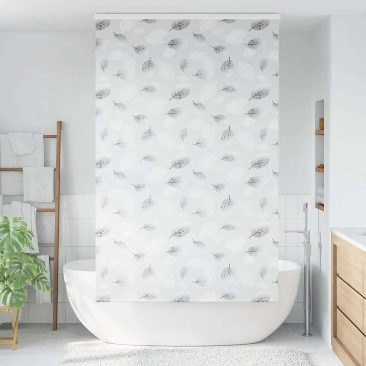 vidaXL Duschrollo mit Kassette 120x240 cm Stoffbreite 116 cm 4014981 – Bild 2