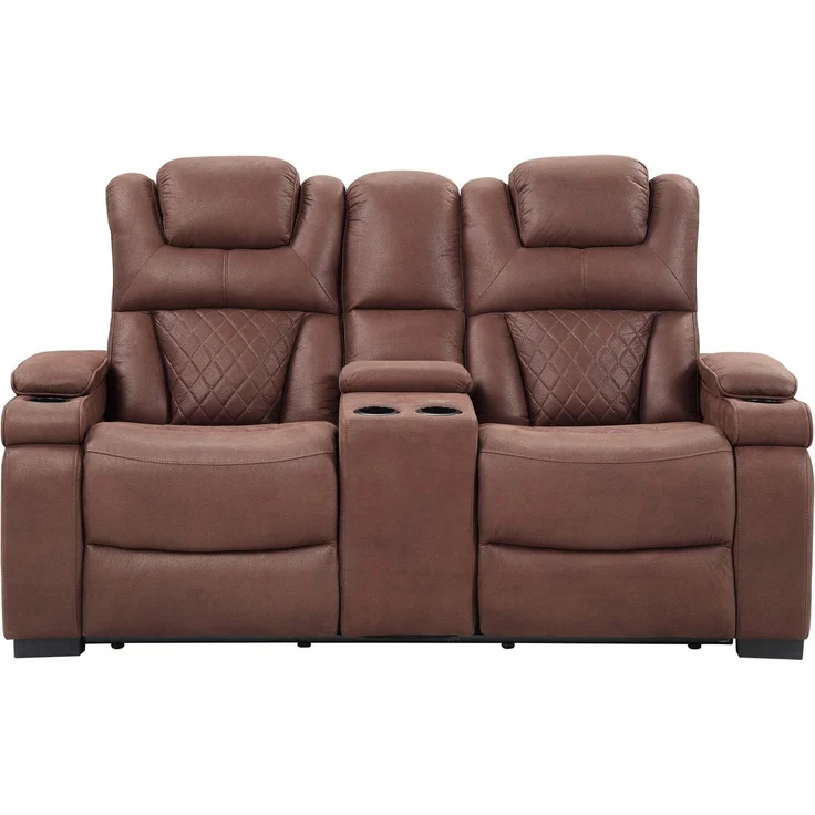 ATLANTIC home collection 2-Sitzer Faris, Zwei Relaxfunktionen, Mittelkosole mit Stauraum und Getränkehalter – Bild 5