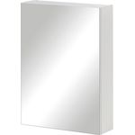 Schildmeyer Basic Spiegelschrank 146427, weiß Glanz, 50 cm
