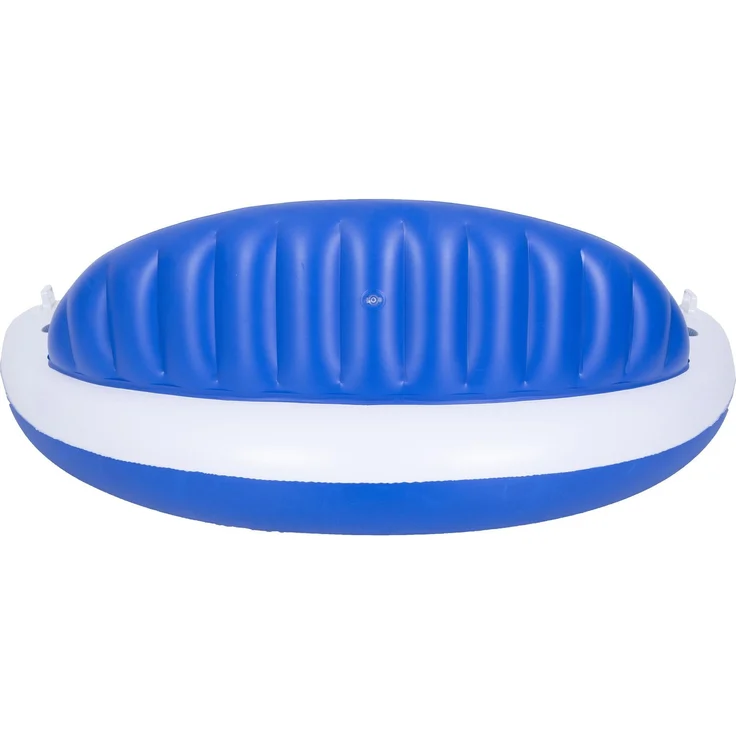 SunClub Wasserliege 1 Person 207 x 105 x 71 cm mit Rückenlehne, 2 Getränkehaltern und Verbindungsclip – Bild 5