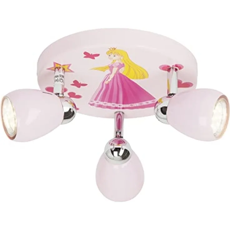 Brilliant Leuchten No. G55934-17 LED Spotrondell Princess 3-flg GU10 rosa