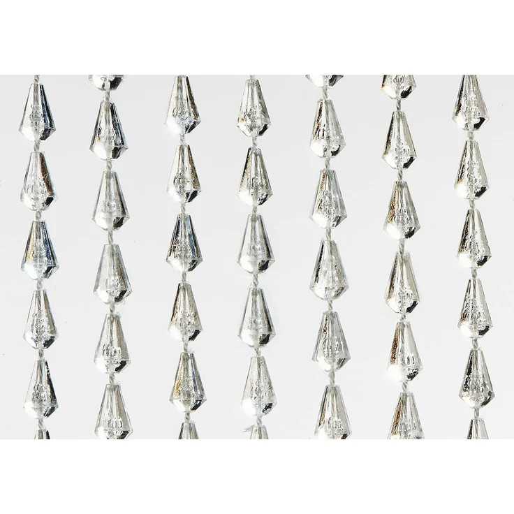 Kobolo Türvorhang Vorhang CLEAR transparent 72 Stränge 90x200cm (1 St), Ösen, transparent – Bild 6