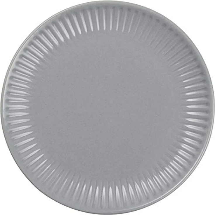 Teller Kuchenteller Frühstücksteller Mynte 19cm Rund Rille Ib Laursen 2032 18 - french grau