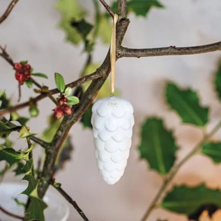 like. by Villeroy & Boch Winter Glow Ornament Tannenzapfen A U S L A U F ! – Bild 2