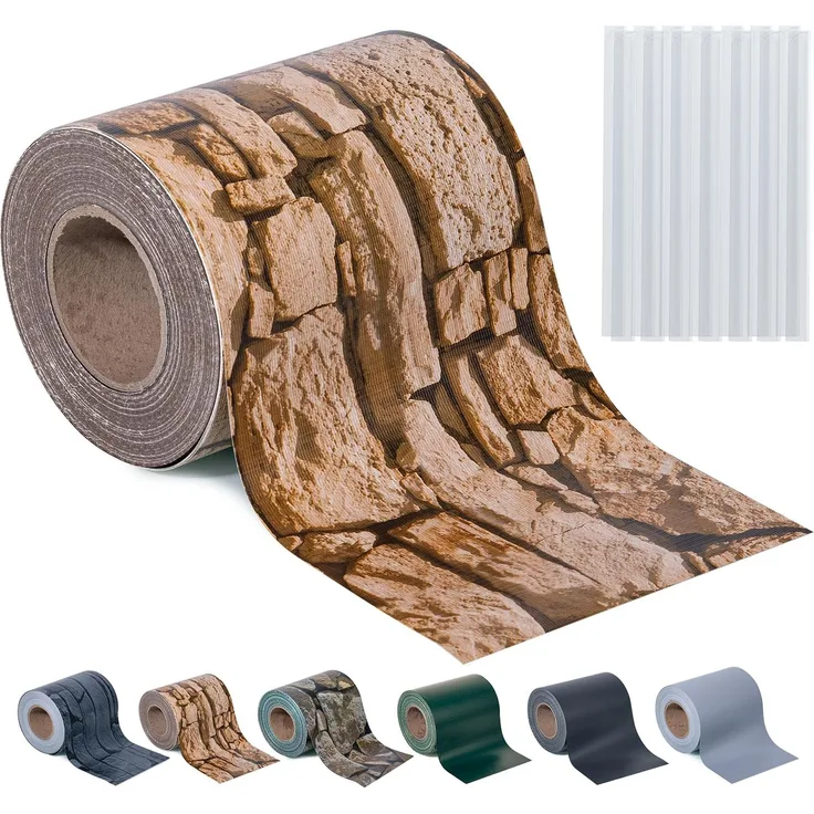 Sichtschutzstreifen Zaun 35 m x 19 cm inkl. 20 Clips, Sichtschutz Zaunfolie PVC Sichtschutzstreifen Doppelstabmatten für Gartenzaun, Balkon/Diverse Farben