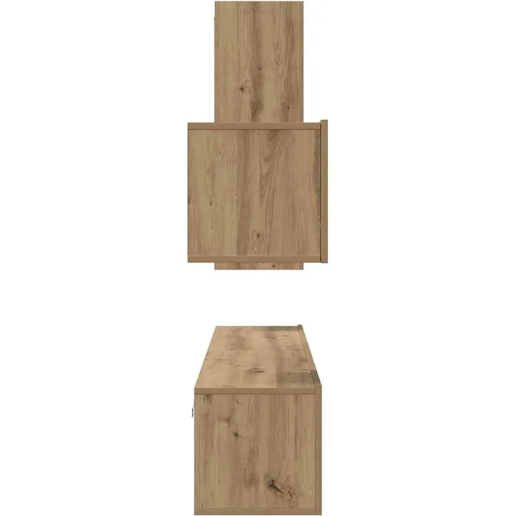 vidaXL TV-Schrankset mit Schubladen 4 pcs Artisan-Eiche Holzwerkstoff 3393263 – Bild 8
