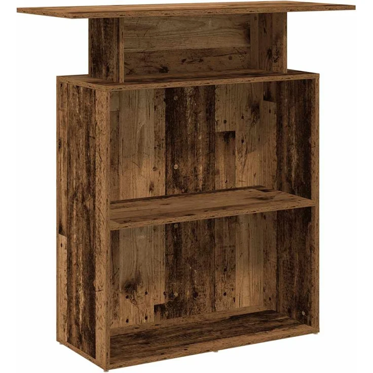 vidaXL Empfangstheke Altholz-Optik 100x40x104 cm Holzwerkstoff 859058 – Bild 1