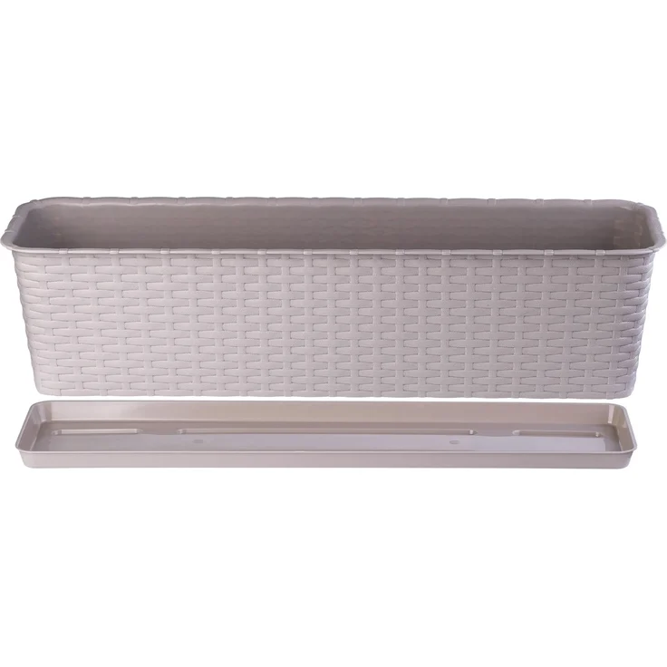 KADAX Blumentopf-Balkon-Pflanzgefäß-Ständer 60 cm Karamell – Bild 5