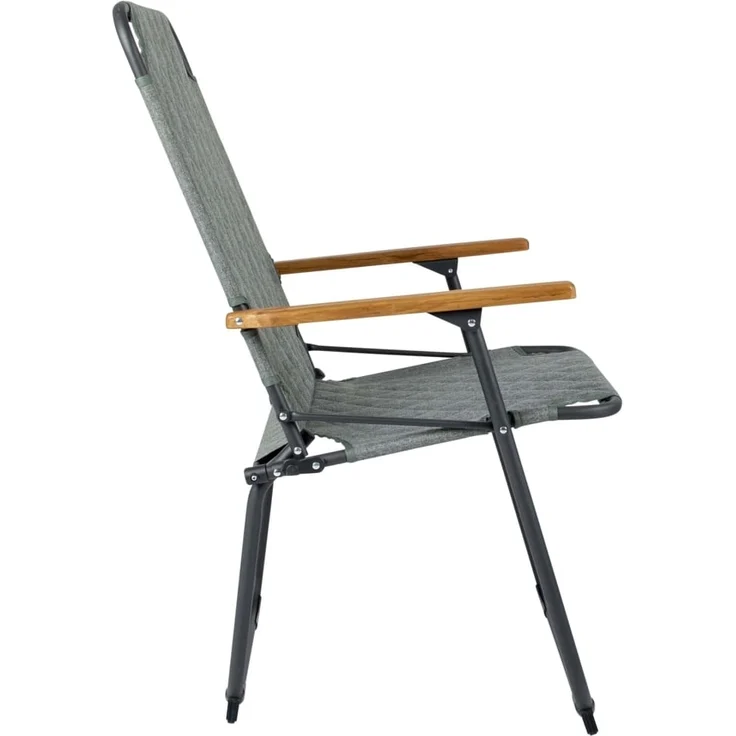 Bo-Camp Klappbarer Campingstuhl Jefferson Grau Grün 435528 – Bild 7