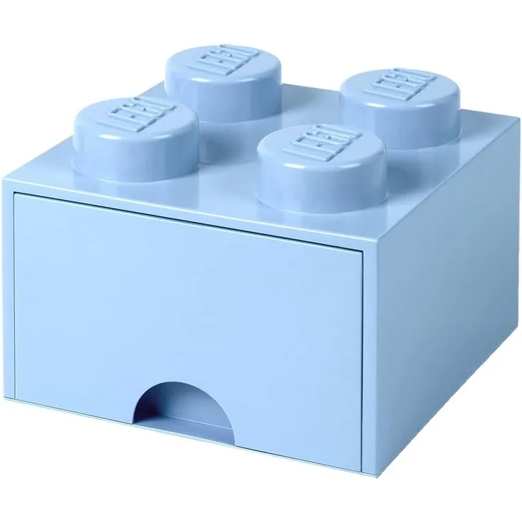 Lego 'Storage Brick 4' Aufbewahrungsbox hellblau mit 1 Schublade