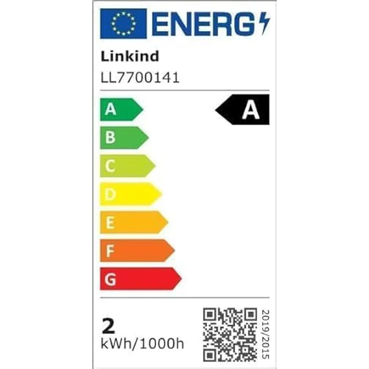 Linkind Ultraeffiziente GU10 LED Birne, 2W=50W, 4000K Neutralweiß von Energieeffizienz-Label-A, Nicht Dimmbar GU10 Glühbirne 360Lm, 36° Mittlerer Abstrahlwinkel, Klasse A LED Birne, 6 Stück – Bild 12
