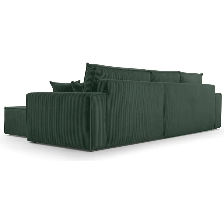 AX LIVING Dunkelgrün Cord Couch Form – Cedria L Wohnlandschaft 287cm – Bild 5