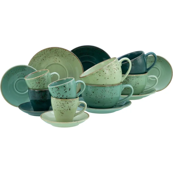 Nature Collection Green Life, Tassenset 16-tlg (mo