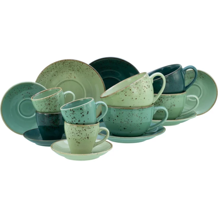 Nature Collection Green Life, Tassenset 16-tlg (mo – Bild 1