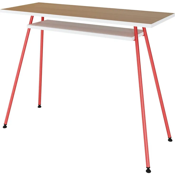 LEVIRA – Tisch, Büro, Kost Colors - 100 x 40 x 75 - Rot